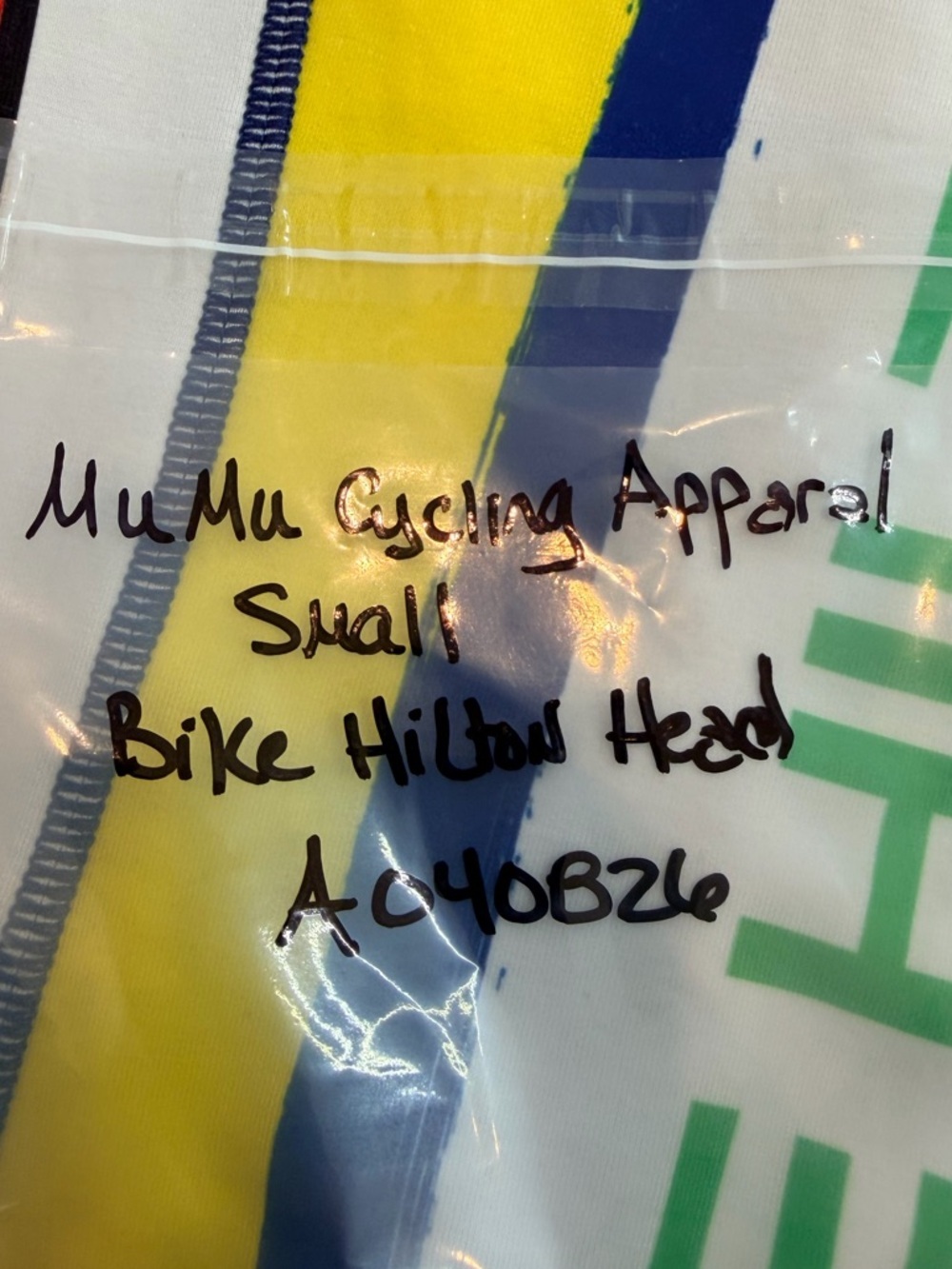 MuMu Cycling Jersey Small Hilton Head SC Bike Long Sleeve Zip Performance - Picture 12 of 12